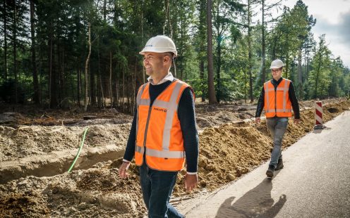 Pipelife collega's op project Emmen