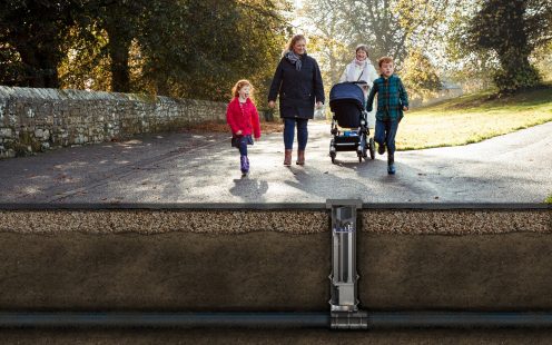 Smart probe systeem onder de grond