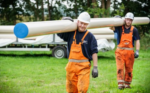 Referentie project installatie Pipelife drinkwaterleidingen Emmen