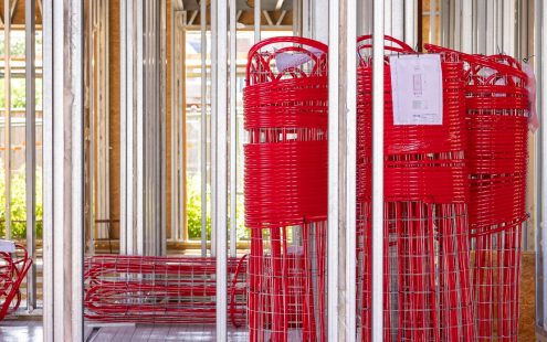 Prefab underfloor heating pilot in Lutjebroek