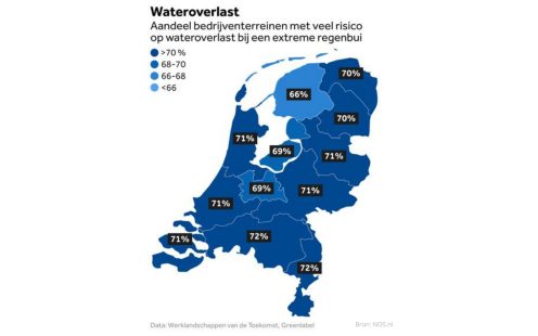 Kaart risicos bedrijventerreinen