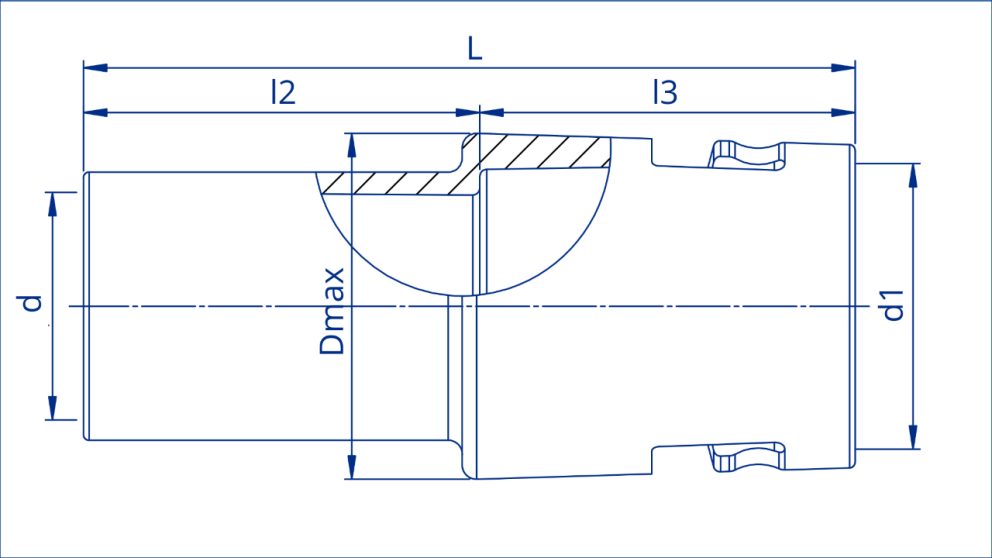 PL_E_Verloop-voor-installatiebuis_Technische-tekening