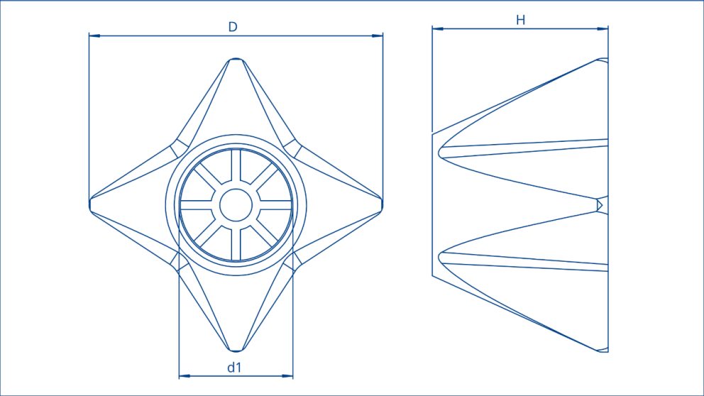 PL_E_Betongiet-cone_Ster_Technische-tekening