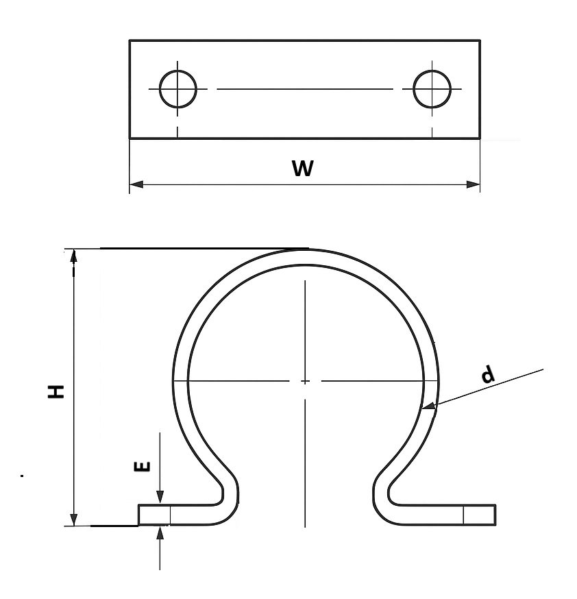 PL_Polisan_PP_Beugel-Omega_Technische-tekening