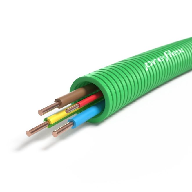 Preflex Safe H07Z1--U 3G2.5 + 1.5 RCca