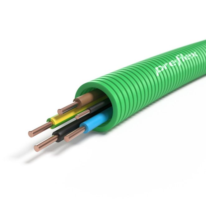 Preflex Safe H07Z1--U 4G2.5 Std+ ZW + 1.5ZCca