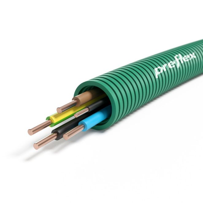 Preflex Safe H07Z1--U 4G2.5 Std+ ZW + 1.5ZCca
