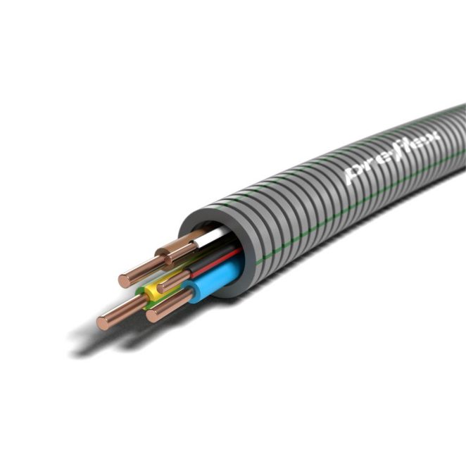 Preflex H07V-U 3G2,5 Y/G BL BR + 2x1,5 B/R + B/I -Eca NL