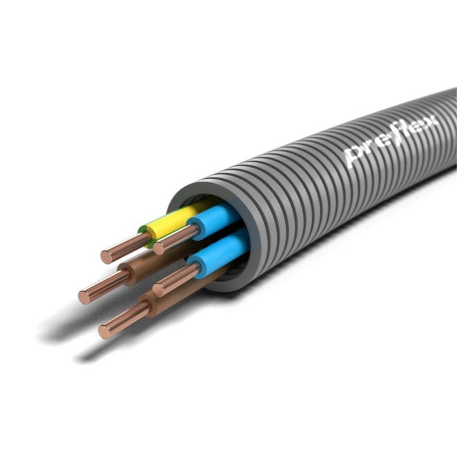 Preflex  H07V-U 5G2,5 Y/G 2BL 2BR -Eca NL